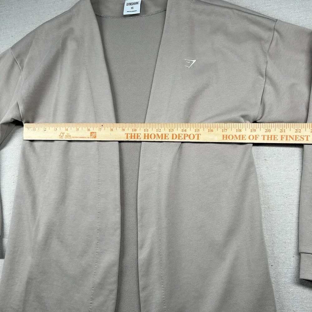 Gymshark Robe Womens XS Whitney Simmons Cardigan Duster Stretch Oversized Baggy